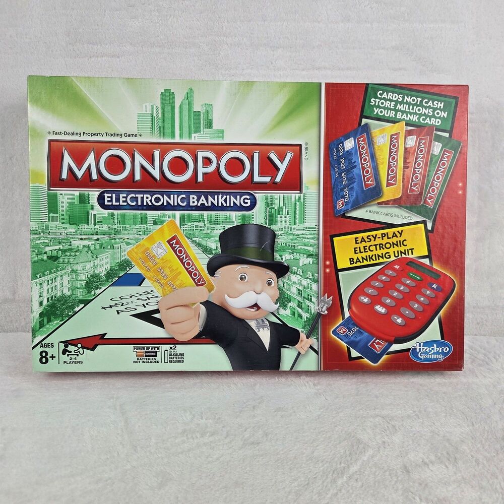 Monopoly Electronic Banking Board Game 2013 Complete Tested Hasbro